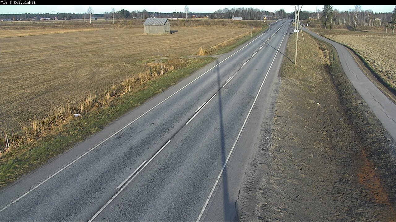 Weather Camera Image Road 8 Mustasaari, Koivulahti, Mustasaari, Pohjanmaa