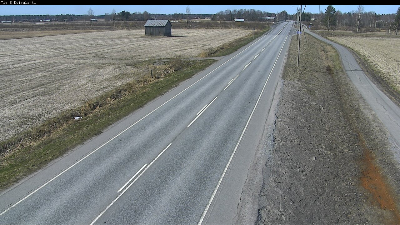 Weather Camera Image Road 8 Mustasaari, Koivulahti, Mustasaari, Pohjanmaa