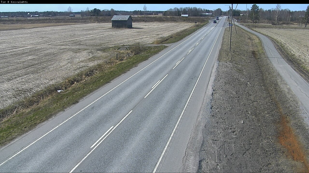 Weather Camera Image Road 8 Mustasaari, Koivulahti, Mustasaari, Pohjanmaa