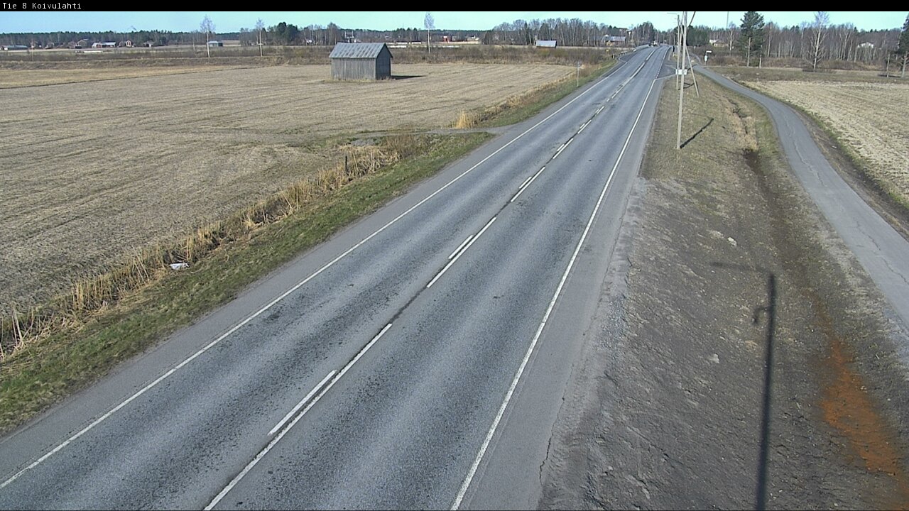 Weather Camera Image Road 8 Mustasaari, Koivulahti, Mustasaari, Pohjanmaa