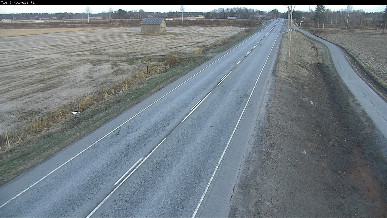 Weather Camera Image Road 8 Mustasaari, Koivulahti, Mustasaari, Pohjanmaa