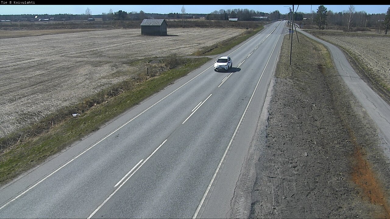 Weather Camera Image Road 8 Mustasaari, Koivulahti, Mustasaari, Pohjanmaa