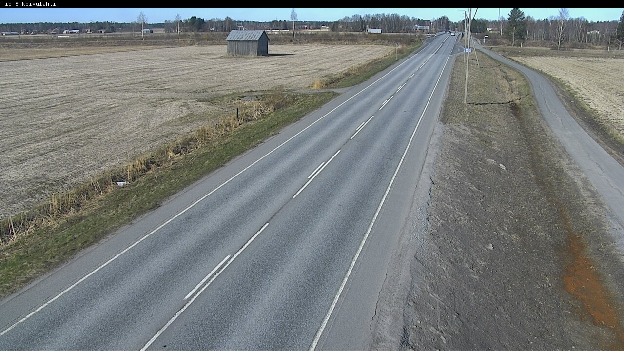 Weather Camera Image Road 8 Mustasaari, Koivulahti, Mustasaari, Pohjanmaa
