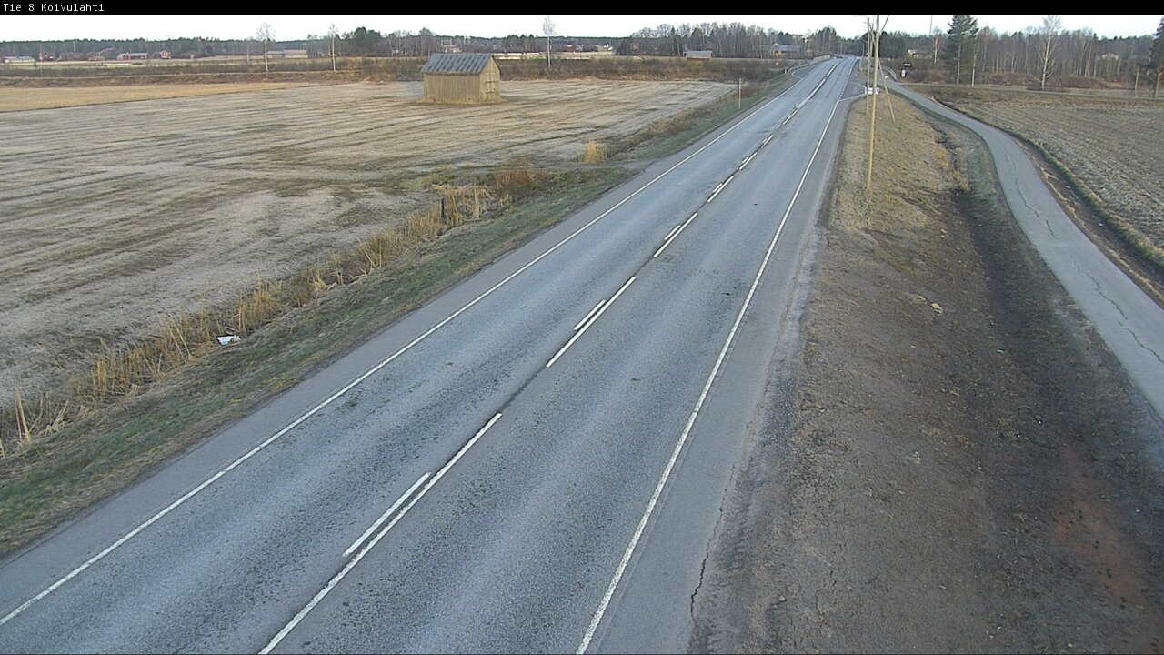 Weather Camera Image Road 8 Mustasaari, Koivulahti, Mustasaari, Pohjanmaa