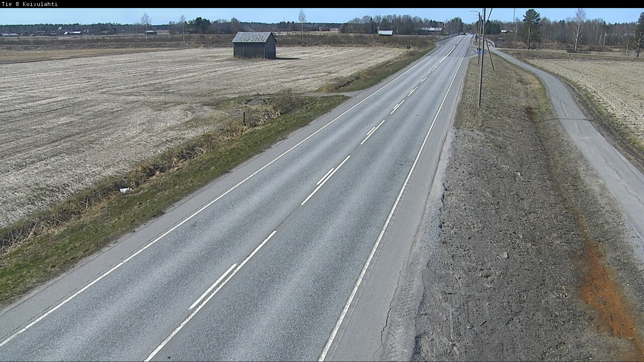 Weather Camera Image Road 8 Mustasaari, Koivulahti, Mustasaari, Pohjanmaa