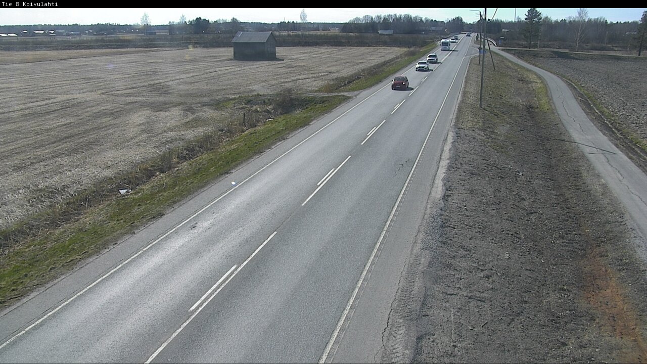 Weather Camera Image Road 8 Mustasaari, Koivulahti, Mustasaari, Pohjanmaa