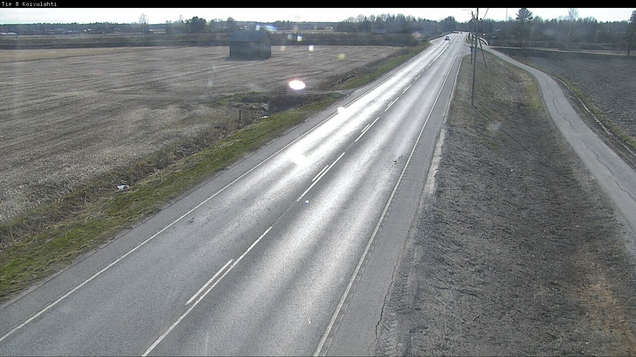 Weather Camera Image Road 8 Mustasaari, Koivulahti, Mustasaari, Pohjanmaa