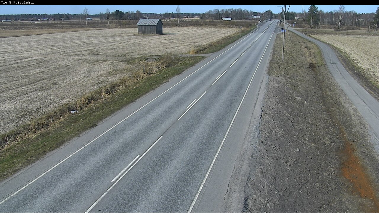 Weather Camera Image Road 8 Mustasaari, Koivulahti, Mustasaari, Pohjanmaa