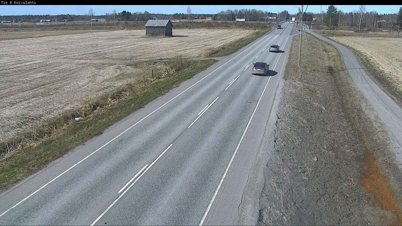 Weather Camera Image Road 8 Mustasaari, Koivulahti, Mustasaari, Pohjanmaa