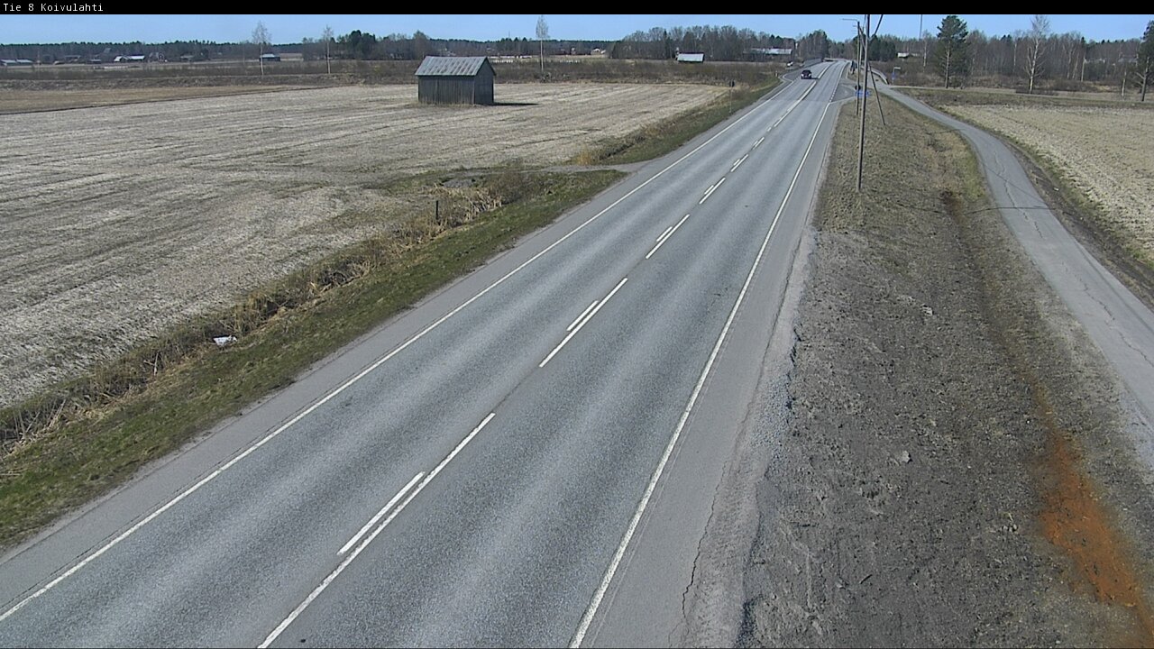 Weather Camera Image Road 8 Mustasaari, Koivulahti, Mustasaari, Pohjanmaa