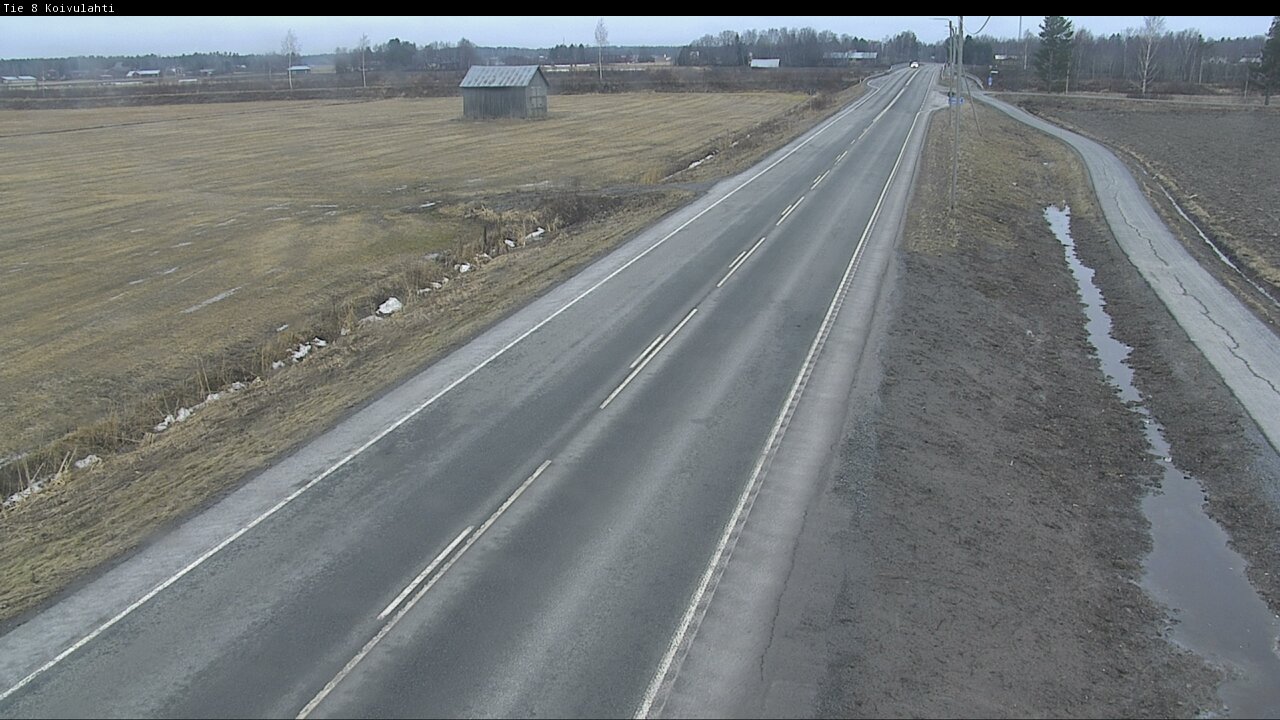 Weather Camera Image Road 8 Mustasaari, Koivulahti, Mustasaari, Pohjanmaa