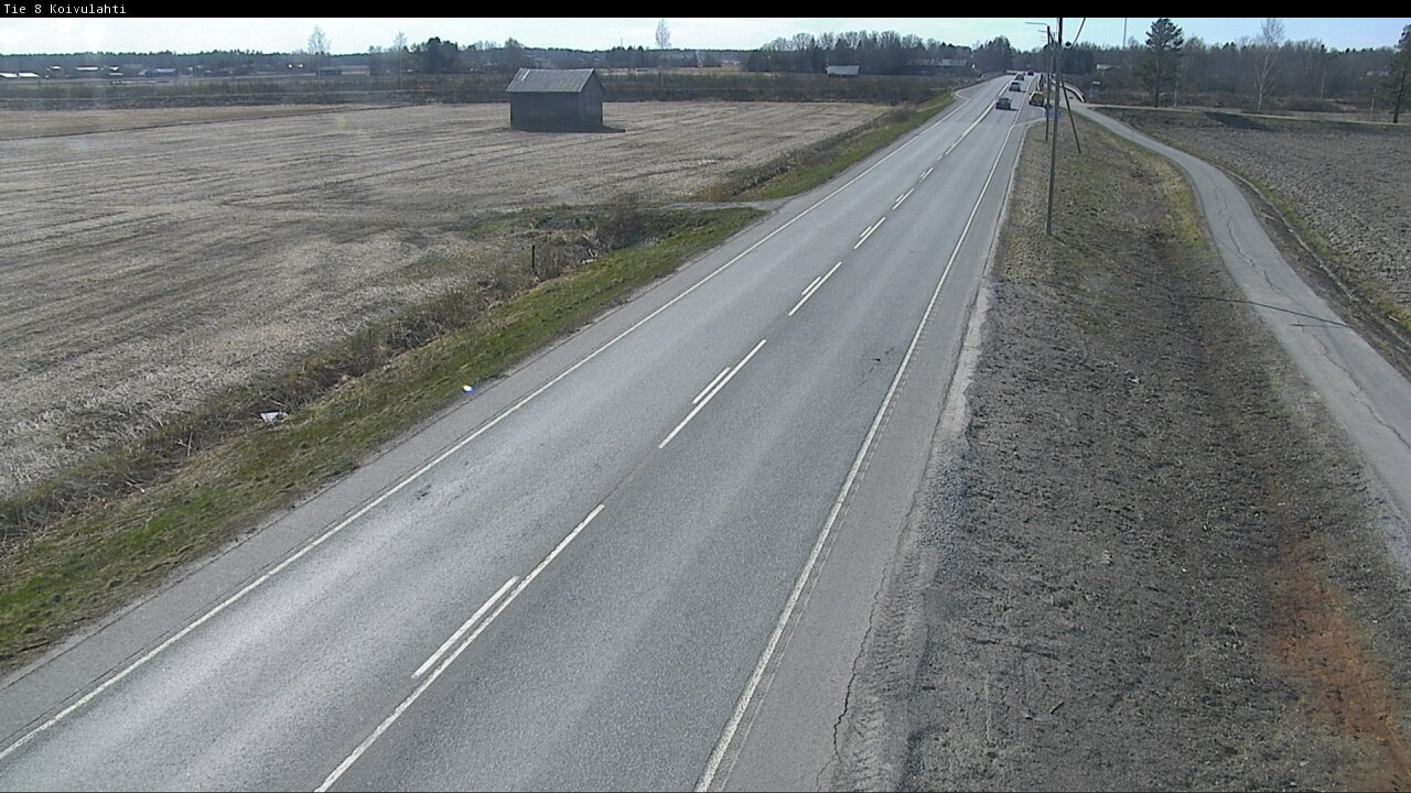 Weather Camera Image Road 8 Mustasaari, Koivulahti, Mustasaari, Pohjanmaa