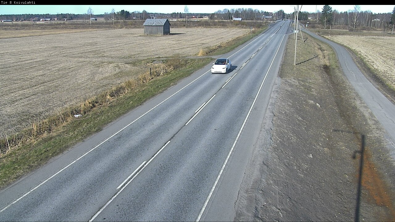 Weather Camera Image Road 8 Mustasaari, Koivulahti, Mustasaari, Pohjanmaa
