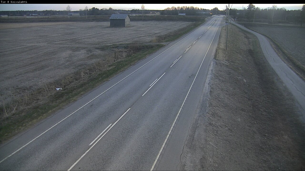 Weather Camera Image Road 8 Mustasaari, Koivulahti, Mustasaari, Pohjanmaa
