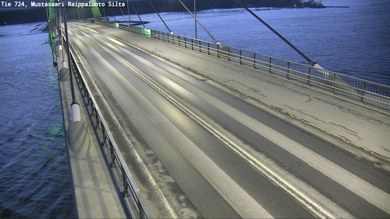Weather Camera Image Road 724 Mustasaari, Raippaluoto, bridge, Mustasaari, Pohjanmaa