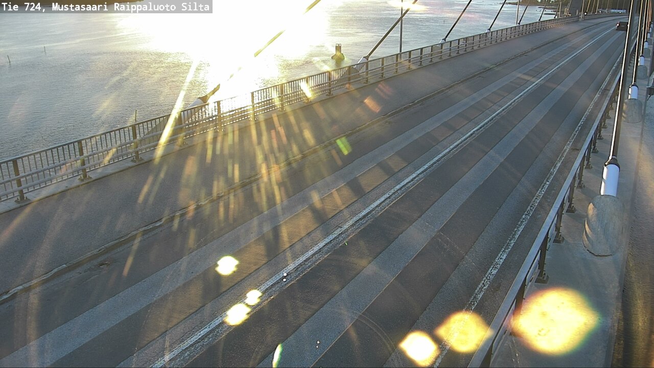 Weather Camera Image Road 724 Mustasaari, Raippaluoto, bridge, Mustasaari, Pohjanmaa