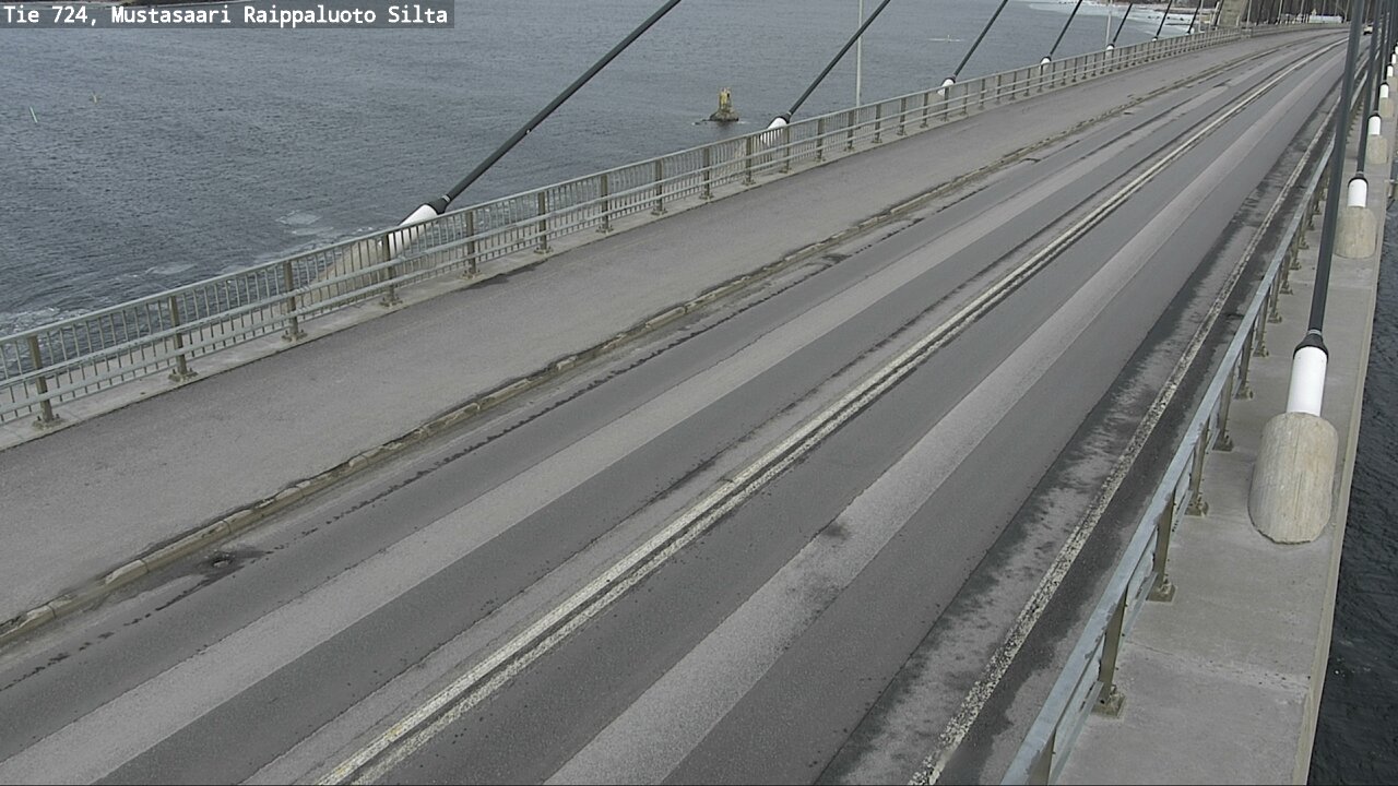 Weather Camera Image Road 724 Mustasaari, Raippaluoto, bridge, Mustasaari, Pohjanmaa