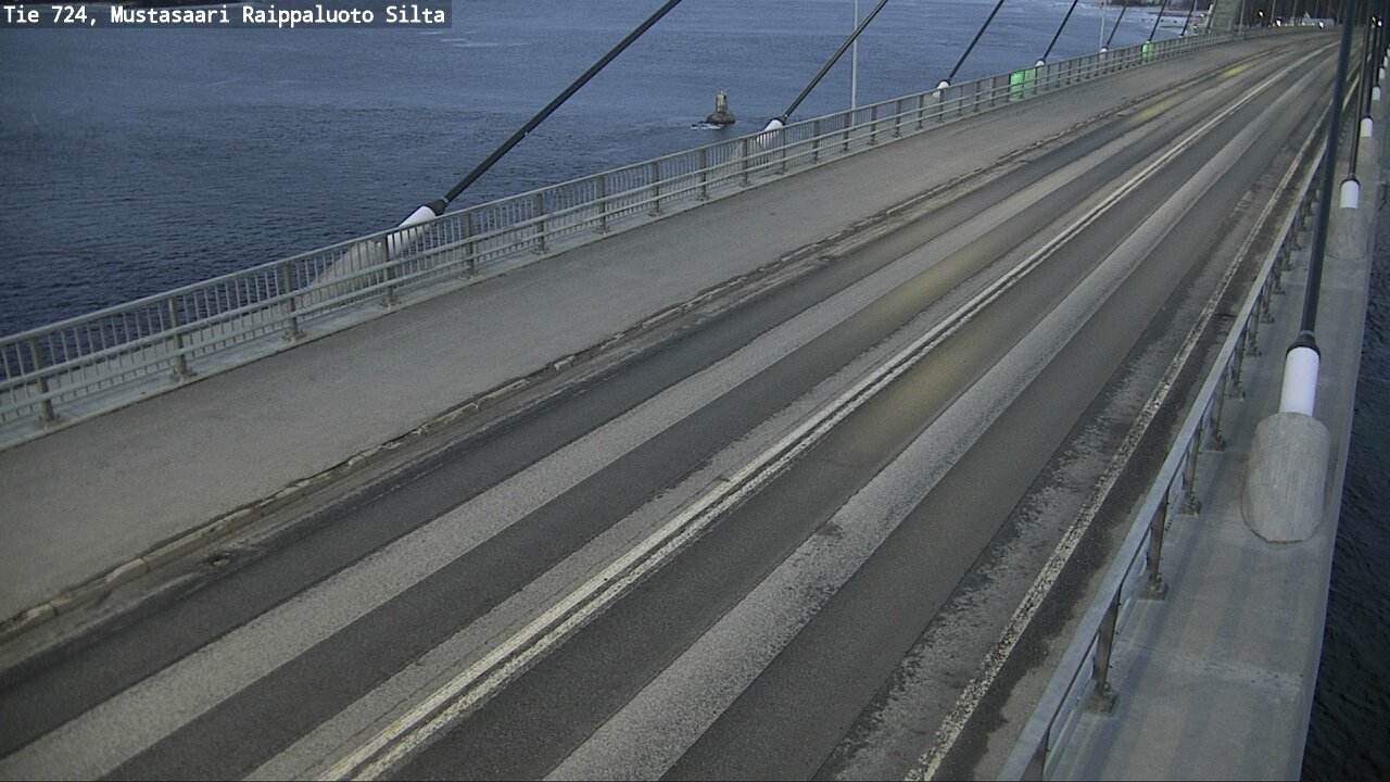 Kelikamerat Kuva Tie 724 Mustasaari, Raippaluoto, silta, Mustasaari, Pohjanmaa