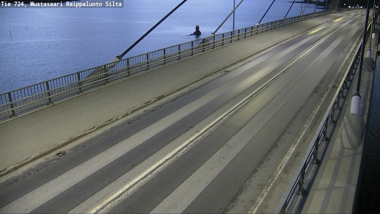 Weather Camera Image Road 724 Mustasaari, Raippaluoto, bridge, Mustasaari, Pohjanmaa