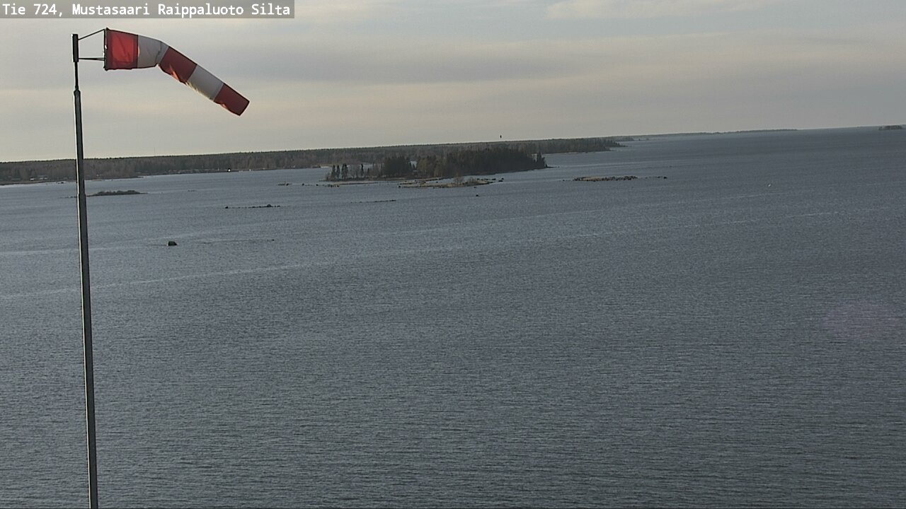 Weather Camera Image Väg 724 Korsholm, Replot, bro, Mustasaari, Pohjanmaa
