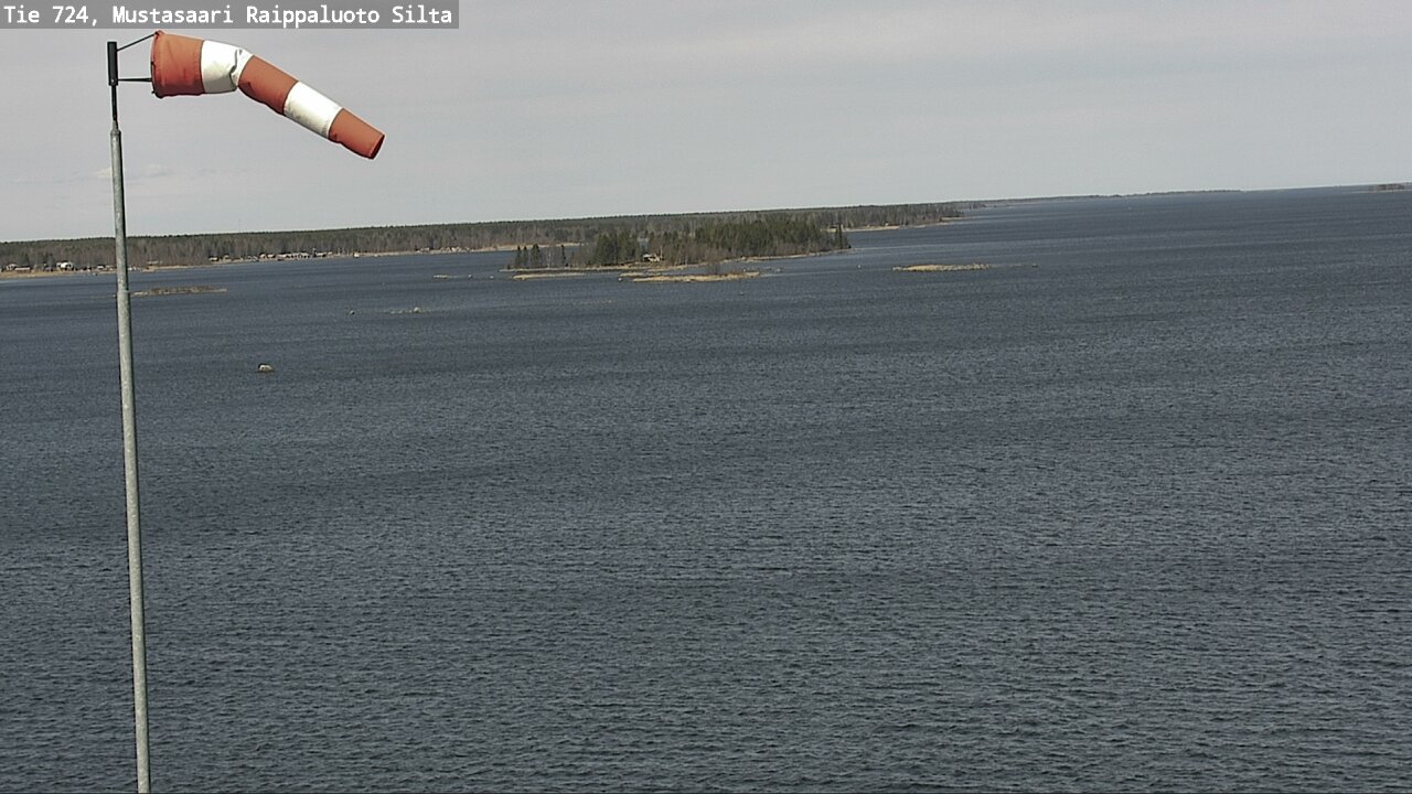 Weather Camera Image Väg 724 Korsholm, Replot, bro, Mustasaari, Pohjanmaa
