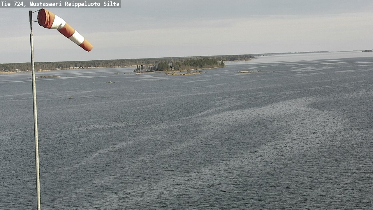 Weather Camera Image Road 724 Mustasaari, Raippaluoto, bridge, Mustasaari, Pohjanmaa