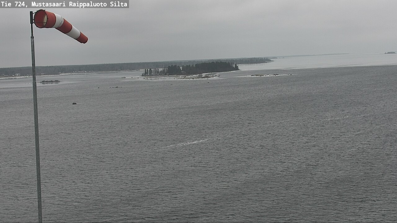Weather Camera Image Road 724 Mustasaari, Raippaluoto, bridge, Mustasaari, Pohjanmaa