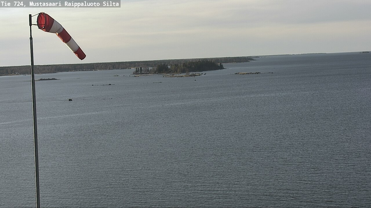 Weather Camera Image Väg 724 Korsholm, Replot, bro, Mustasaari, Pohjanmaa