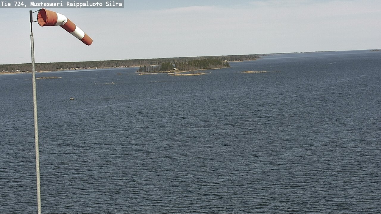Weather Camera Image Väg 724 Korsholm, Replot, bro, Mustasaari, Pohjanmaa