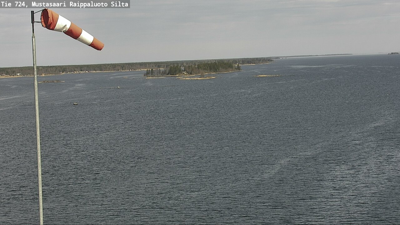 Weather Camera Image Road 724 Mustasaari, Raippaluoto, bridge, Mustasaari, Pohjanmaa