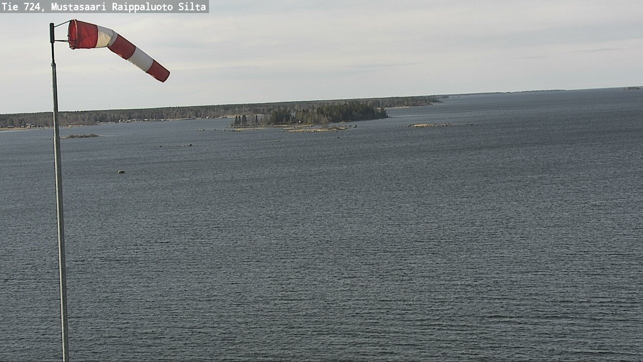 Weather Camera Image Väg 724 Korsholm, Replot, bro, Mustasaari, Pohjanmaa