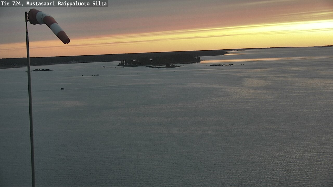 Weather Camera Image Väg 724 Korsholm, Replot, bro, Mustasaari, Pohjanmaa