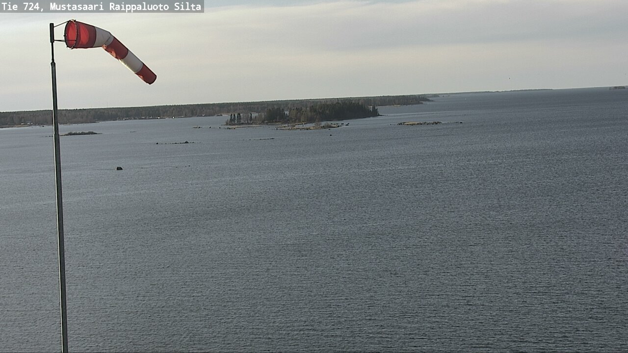 Weather Camera Image Väg 724 Korsholm, Replot, bro, Mustasaari, Pohjanmaa