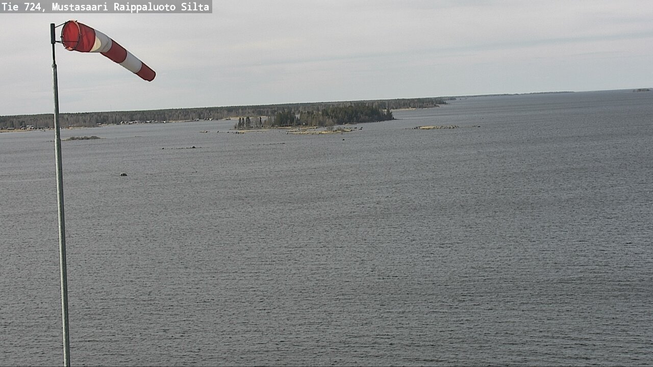 Weather Camera Image Väg 724 Korsholm, Replot, bro, Mustasaari, Pohjanmaa