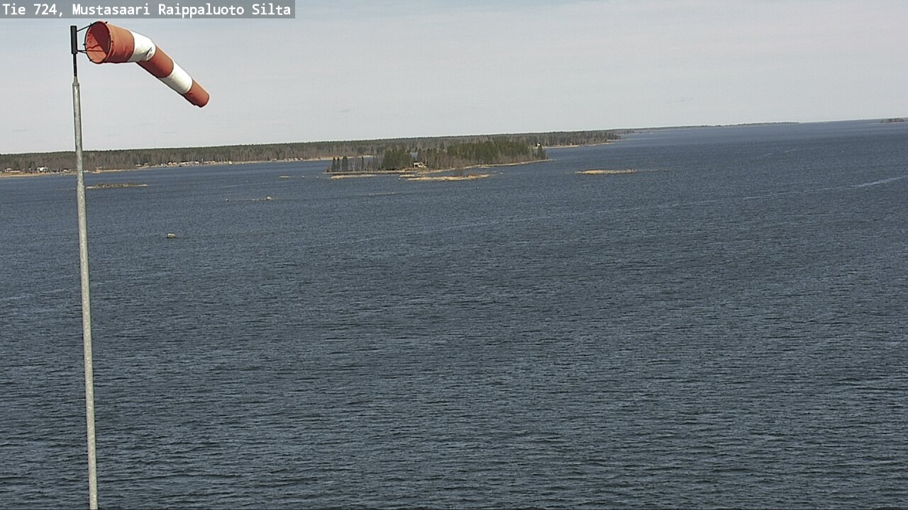 Weather Camera Image Väg 724 Korsholm, Replot, bro, Mustasaari, Pohjanmaa