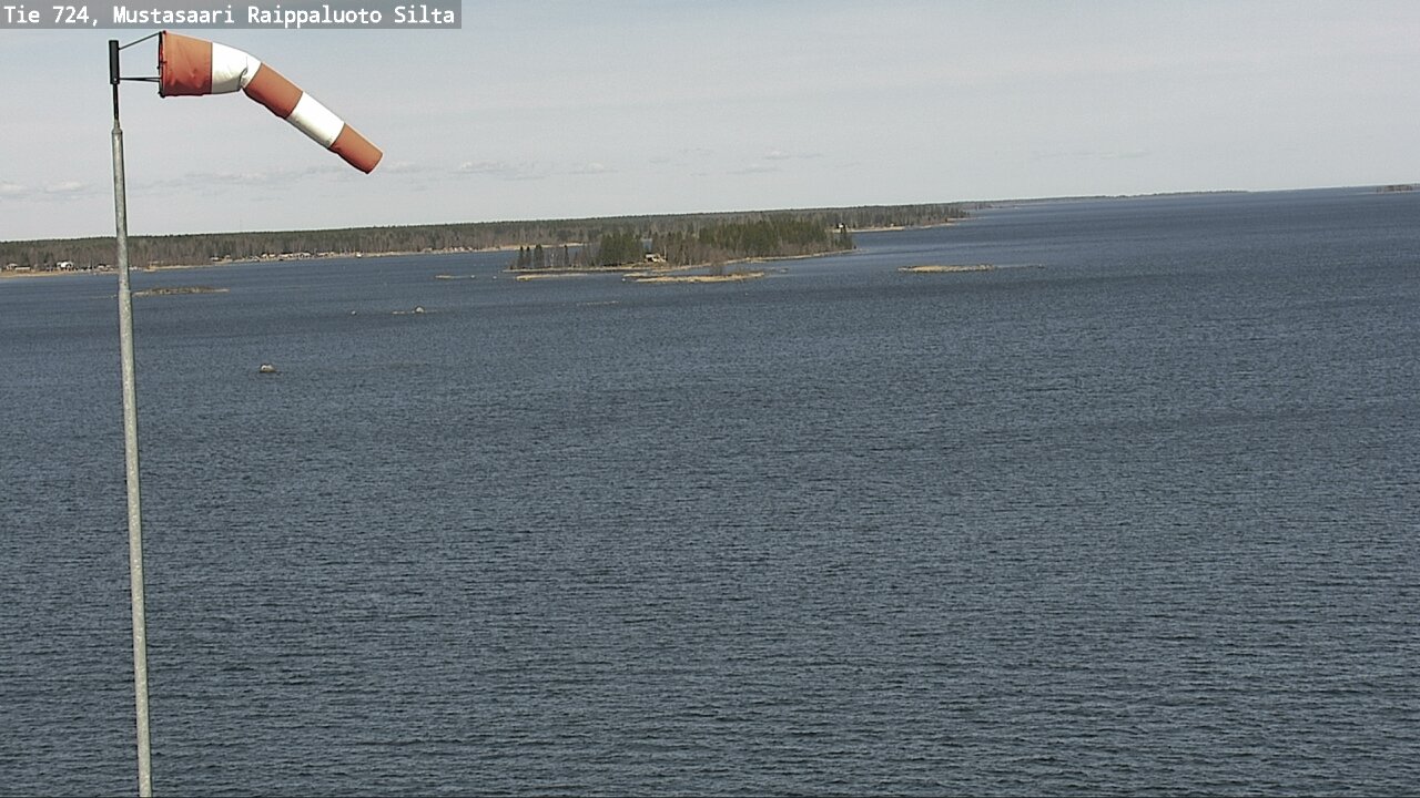Weather Camera Image Väg 724 Korsholm, Replot, bro, Mustasaari, Pohjanmaa