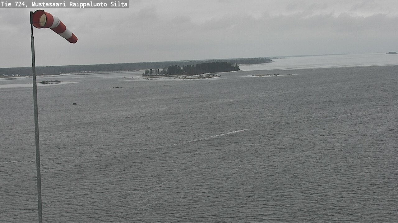 Weather Camera Image Road 724 Mustasaari, Raippaluoto, bridge, Mustasaari, Pohjanmaa