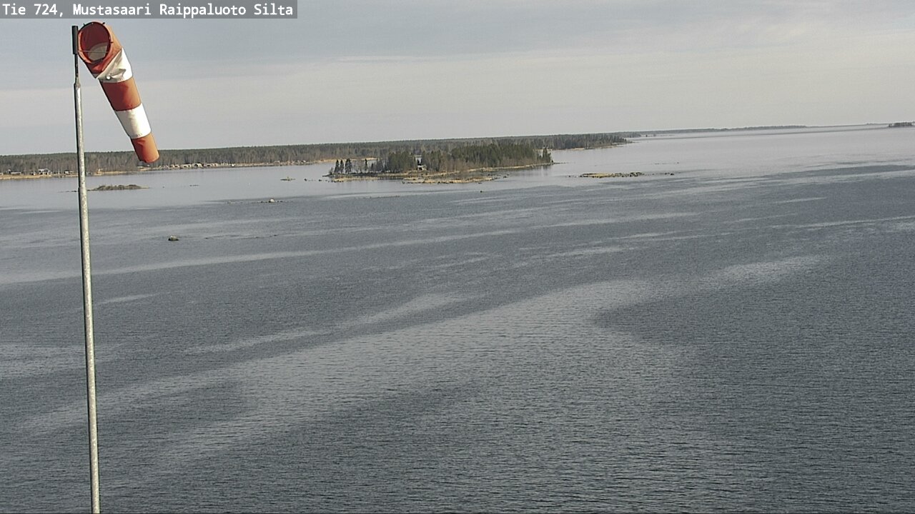 Weather Camera Image Road 724 Mustasaari, Raippaluoto, bridge, Mustasaari, Pohjanmaa