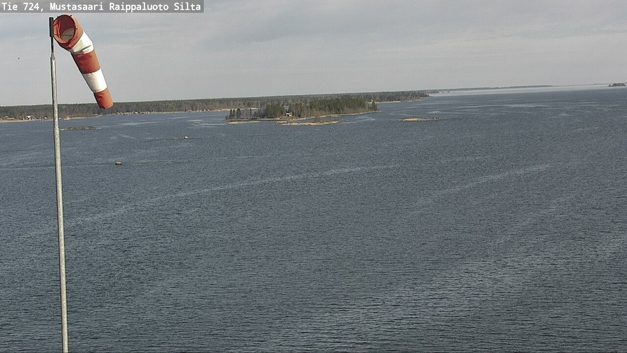 Weather Camera Image Road 724 Mustasaari, Raippaluoto, bridge, Mustasaari, Pohjanmaa