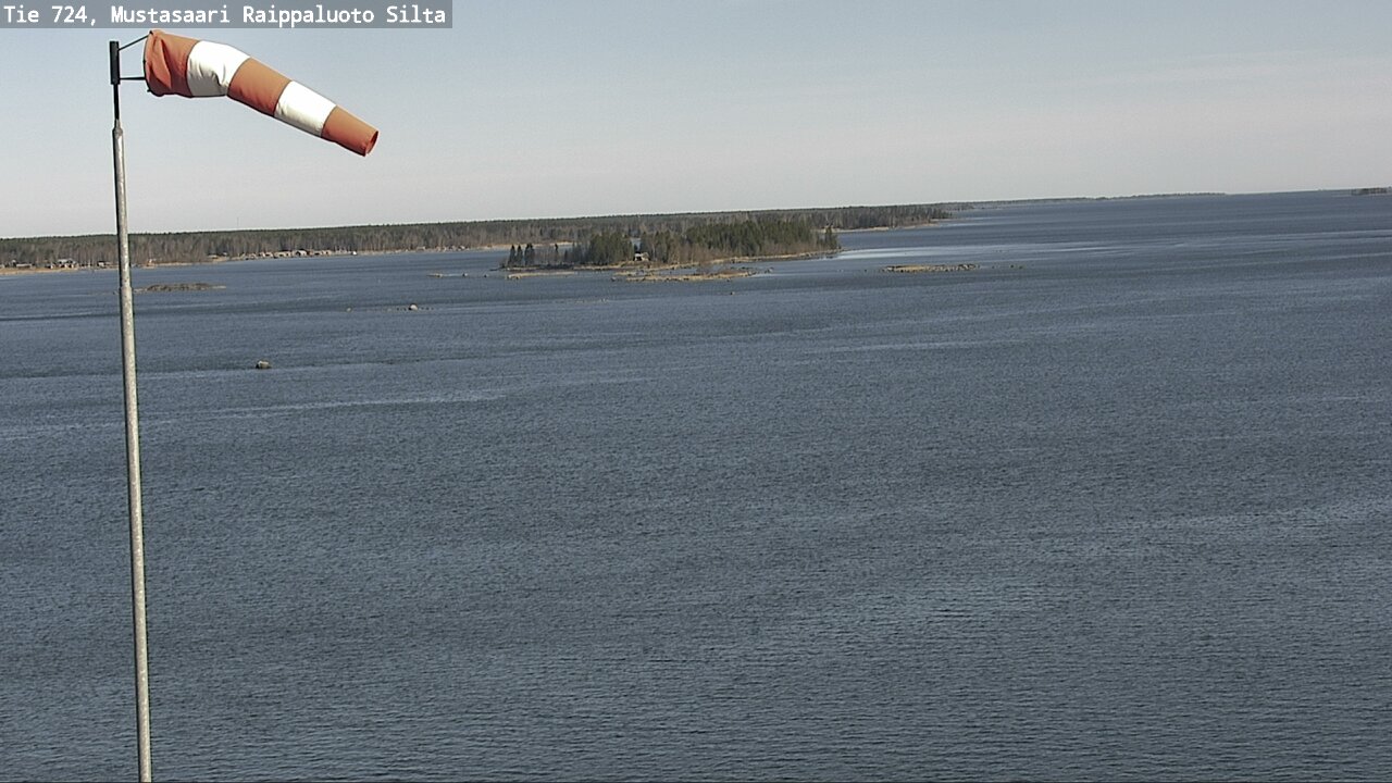 Weather Camera Image Väg 724 Korsholm, Replot, bro, Mustasaari, Pohjanmaa