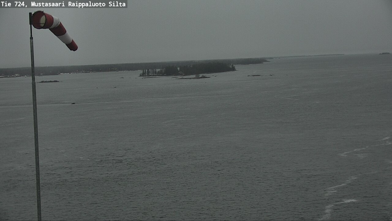 Weather Camera Image Väg 724 Korsholm, Replot, bro, Mustasaari, Pohjanmaa