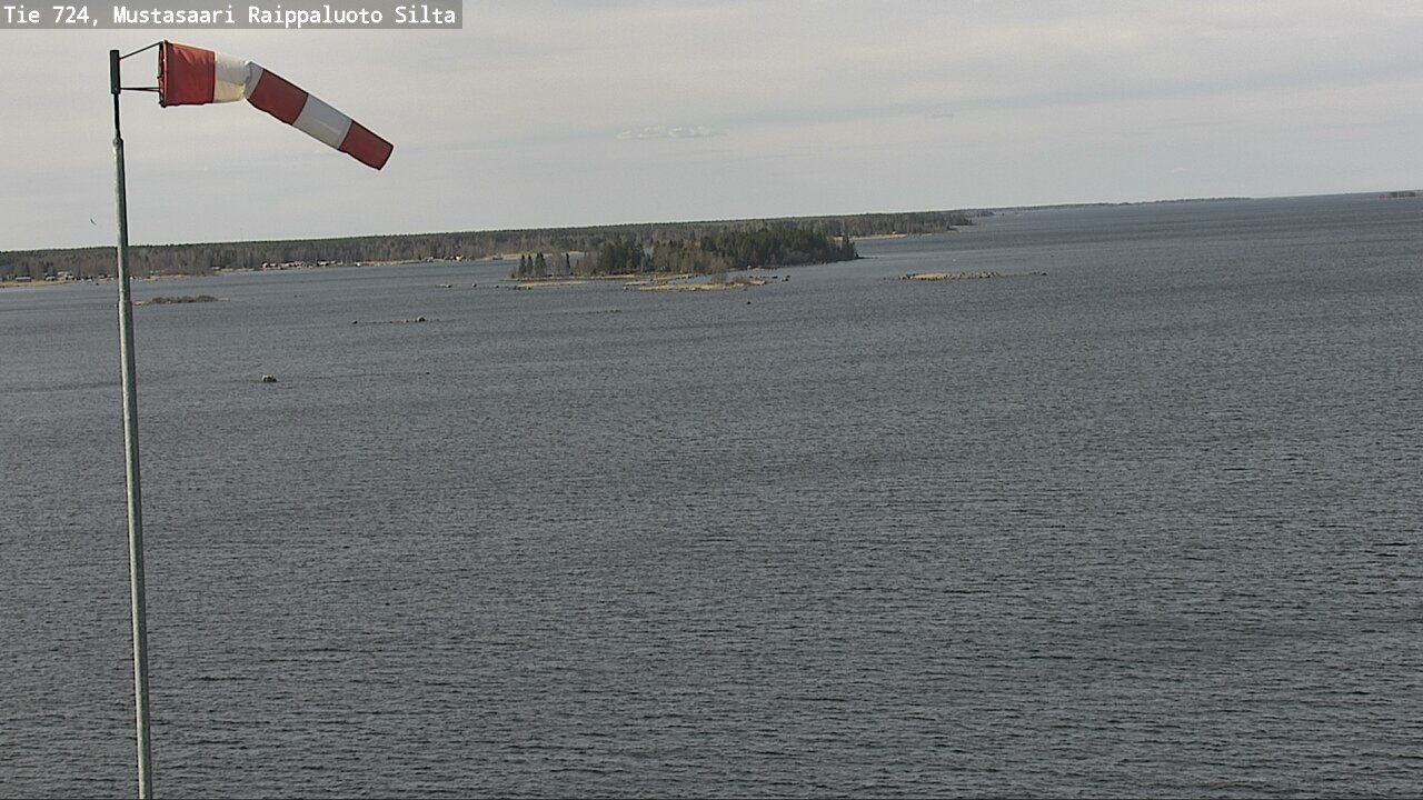 Weather Camera Image Väg 724 Korsholm, Replot, bro, Mustasaari, Pohjanmaa