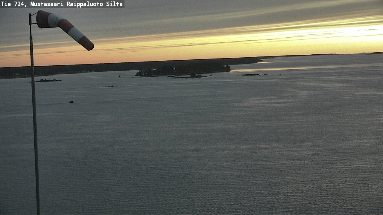 Weather Camera Image Väg 724 Korsholm, Replot, bro, Mustasaari, Pohjanmaa