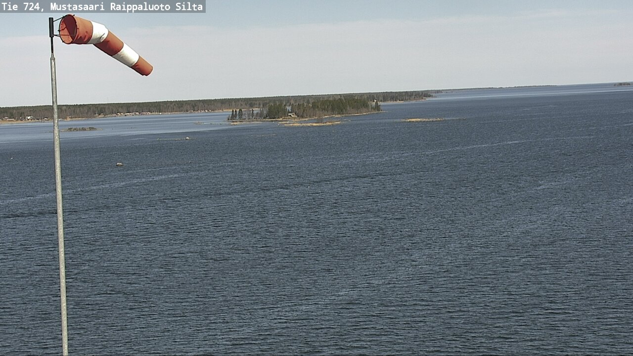Weather Camera Image Väg 724 Korsholm, Replot, bro, Mustasaari, Pohjanmaa