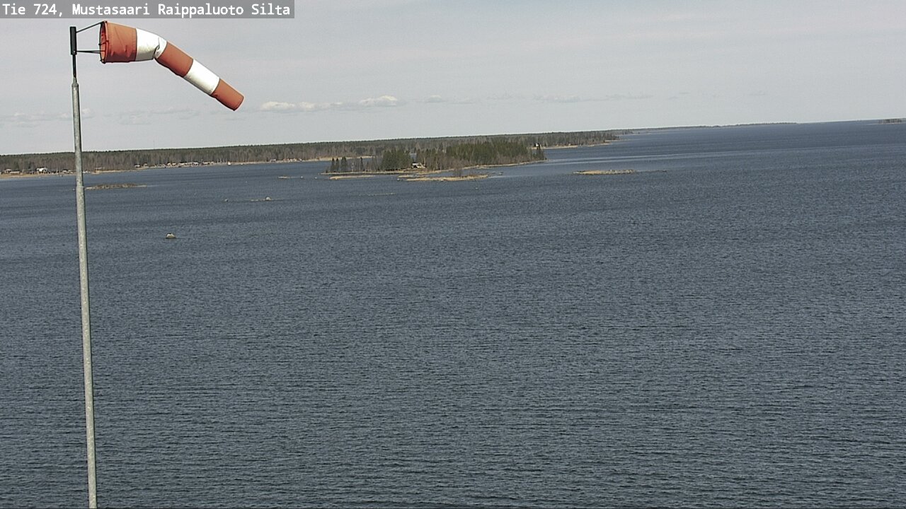 Weather Camera Image Väg 724 Korsholm, Replot, bro, Mustasaari, Pohjanmaa