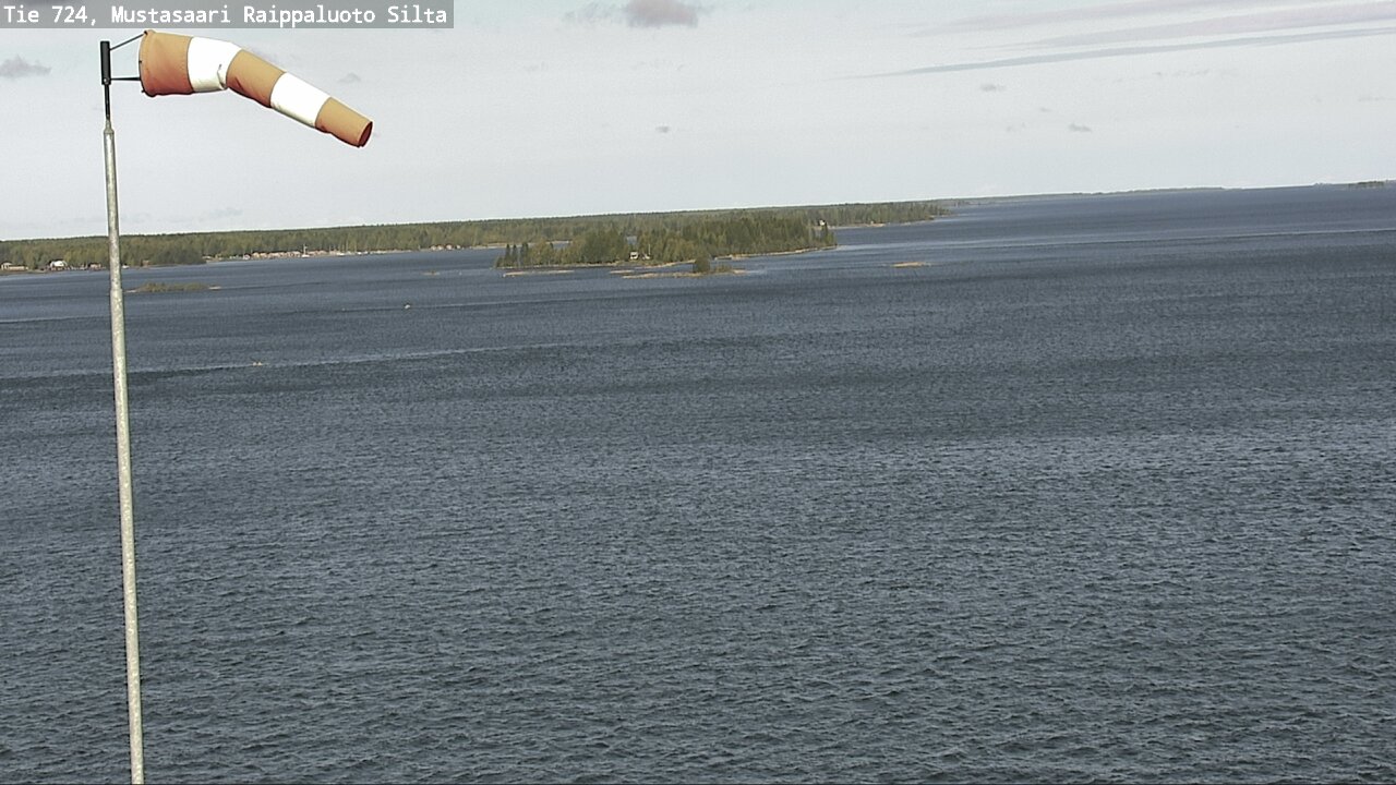 Weather Camera Image Väg 724 Korsholm, Replot, bro, Mustasaari, Pohjanmaa
