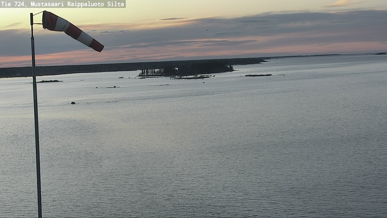 Weather Camera Image Väg 724 Korsholm, Replot, bro, Mustasaari, Pohjanmaa