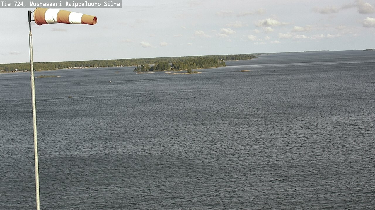 Weather Camera Image Väg 724 Korsholm, Replot, bro, Mustasaari, Pohjanmaa
