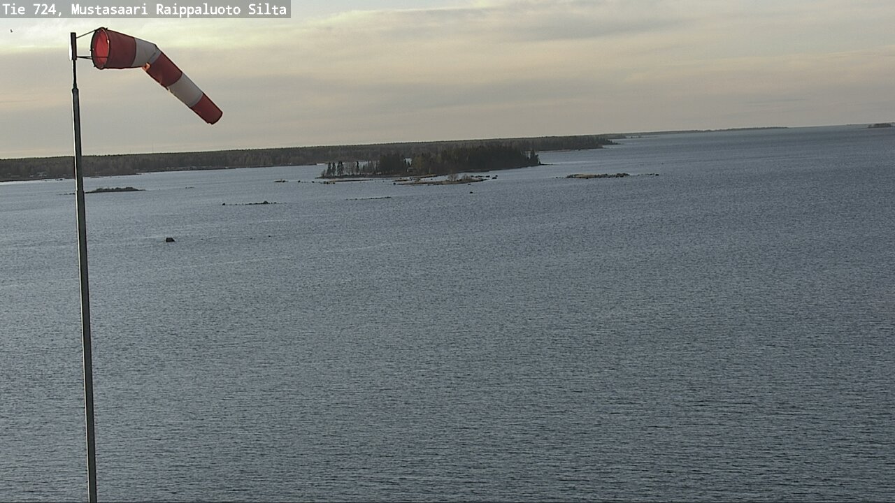 Weather Camera Image Väg 724 Korsholm, Replot, bro, Mustasaari, Pohjanmaa