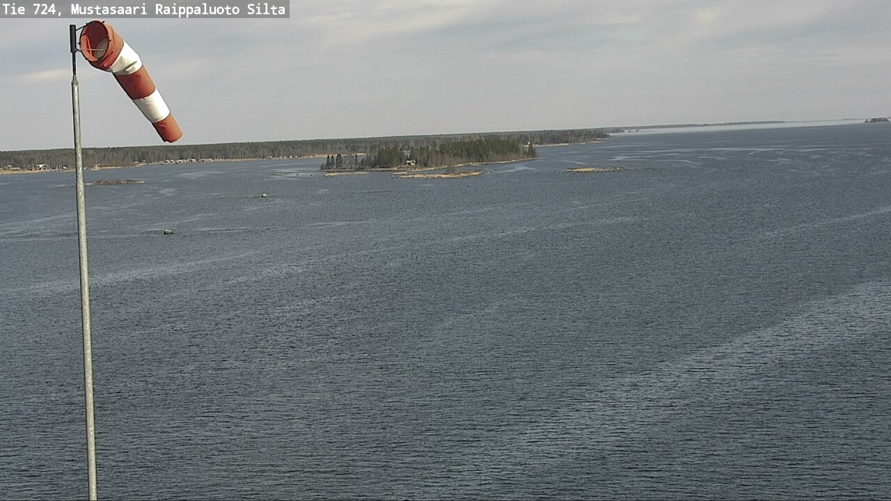Weather Camera Image Road 724 Mustasaari, Raippaluoto, bridge, Mustasaari, Pohjanmaa